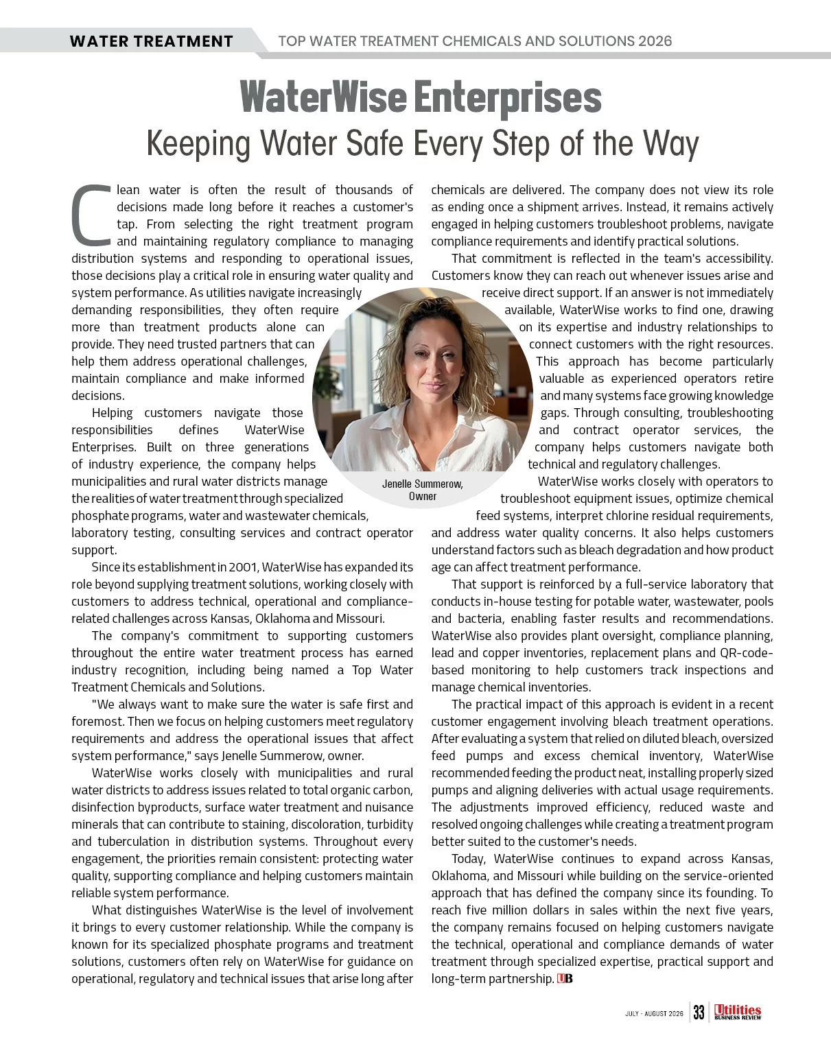  Wastewater Treatment | Utilities Business Review