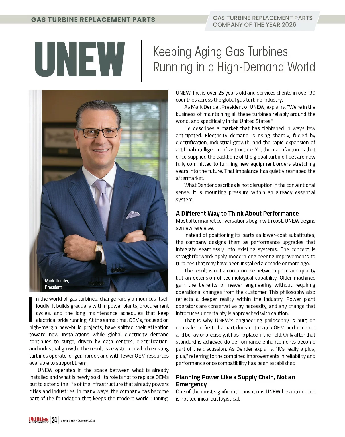  Turbine | Utilities Business Review